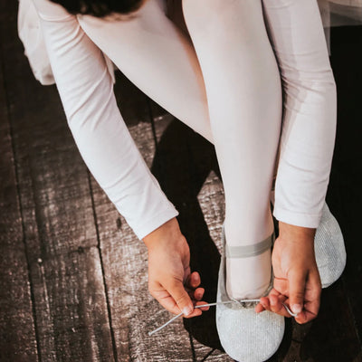 Flo Dancewear - silver ballets