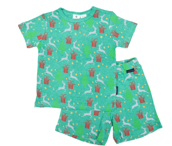 Korango Xmas short sleeve top and short