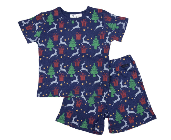 Korango Xmas pyjamas short sleeve top and short