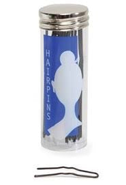 12 pk Black dark brown Hair Pins