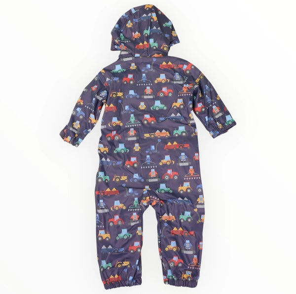 On the farm rain jumpsuit Navy