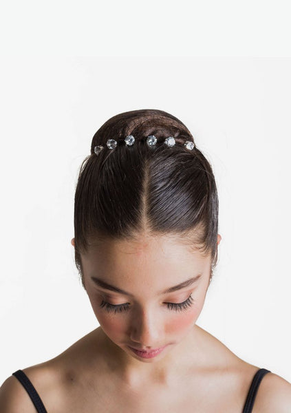 Diamonte bun pins