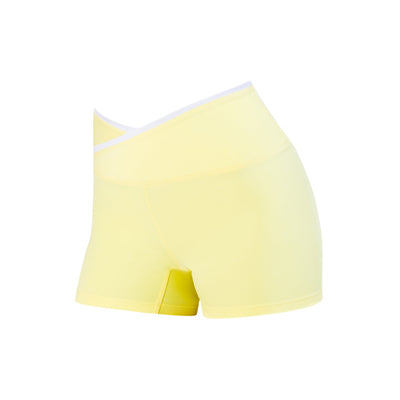 Colette cross front shorts lemon