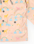 Colour Change Unicorn Raincoat Dusty Pink