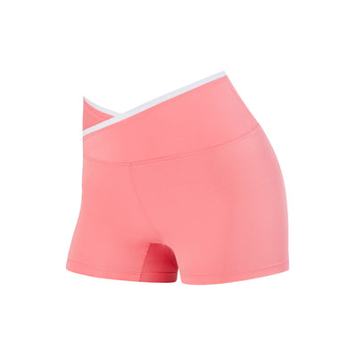 COLETTE CROSS FRONT SHORTS CORAL
