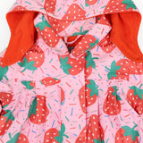 Strawberries & Sprinkles Raincoat Pink