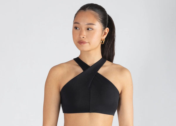 Lara Cross Neck Crop Top