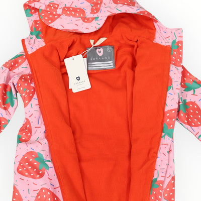Strawberries and sprinkles rainsuit