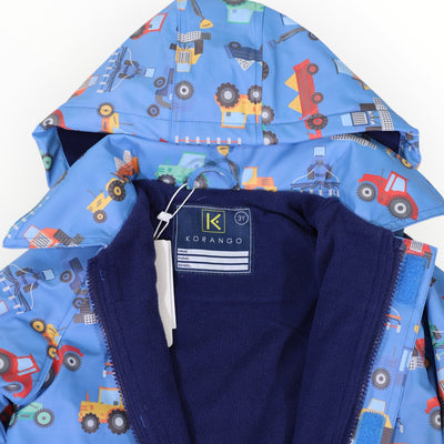 On The Farm Raincoat Blue