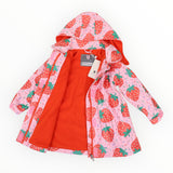 Strawberries & Sprinkles Raincoat Pink