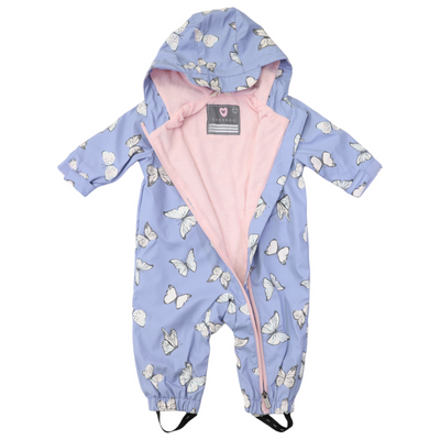 Butterfly colour change fairy tale pink rain suit