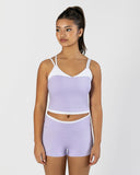 COLETTE CROSS FRONT SHORTS LILAC