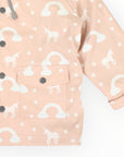 Colour Change Unicorn Raincoat Dusty Pink