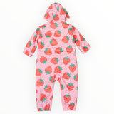 Strawberries and sprinkles rainsuit
