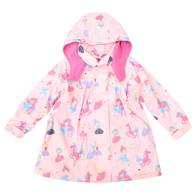 Dancing Unicorn Raincoat Pink