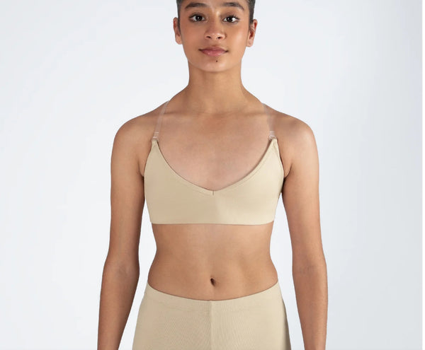 Clear Black Bra Beige