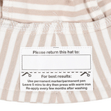Kids Classic Bucket Sun Hat - Natural Stripe