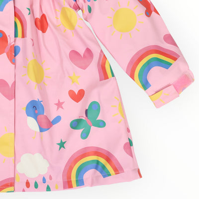 Spring Rainbow Raincoat Pink
