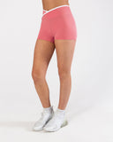 COLETTE CROSS FRONT SHORTS CORAL