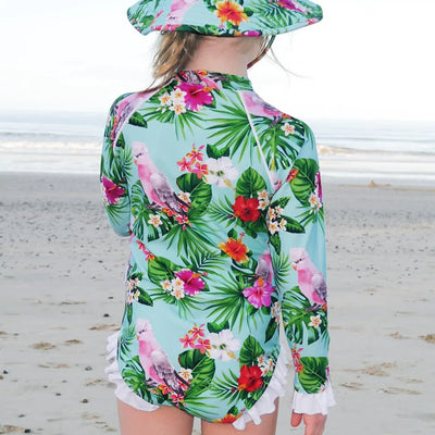 Tribe Tropical Long Sleeve Swimsuit Gaga Galah