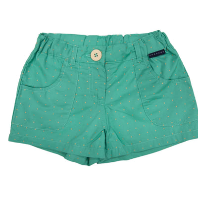 Korango gold spot green shorts