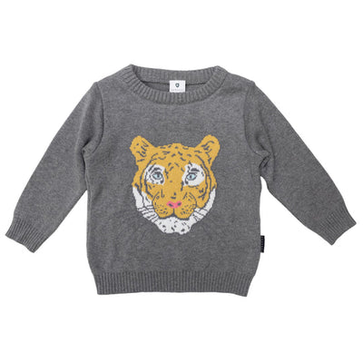 Tiger sweater charcoal