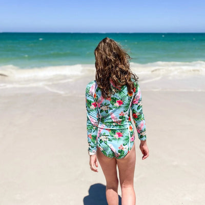 Tribe Tropicla Long Sleeve Swimsuit Tween Gaga Galah