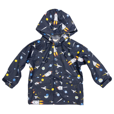 Space rocket raincoat