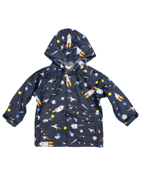 Space rocket raincoat