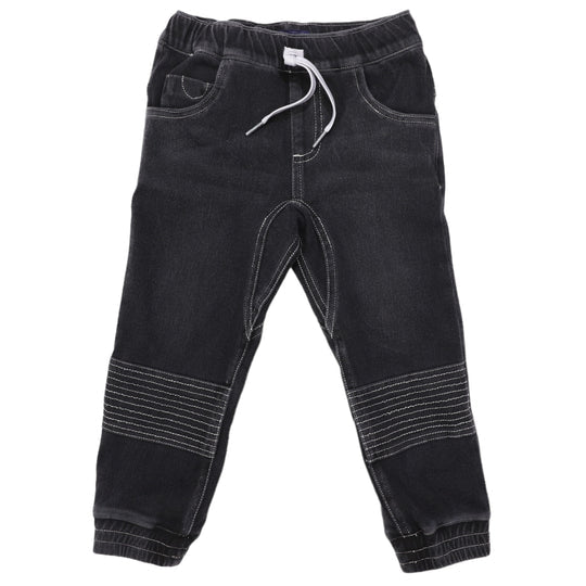 Denim knit jean charcoal