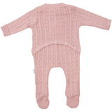 Fine cable pink romper