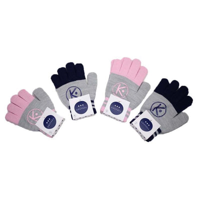 Navy/ Grey Gloves