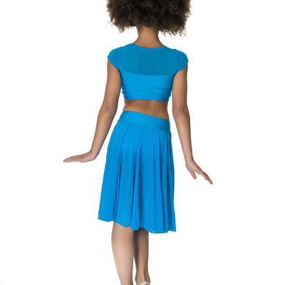Inspire mesh skirt turquoise