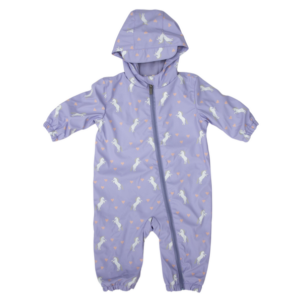 Unicorn Rain Suit Lavender