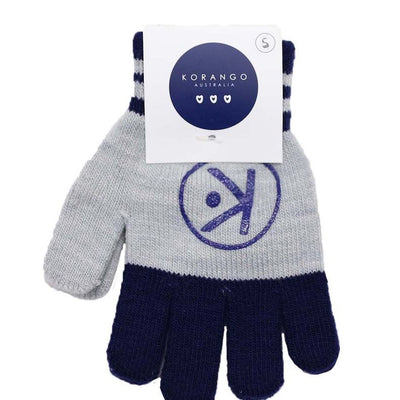 Navy/ Grey Gloves