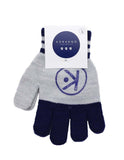 Navy/ Grey Gloves