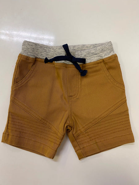 Stretch Twill Short Mustard