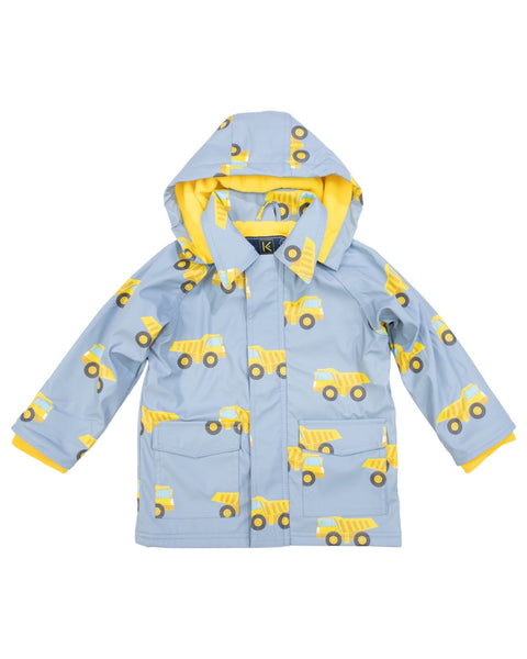 Truck raincoat dusty blue